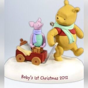 Hallmark Baby's 1st Christmas 2012 Ornament - Red and Yellow w/o box